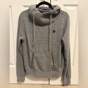 Aviator Nation Heather Gray Ninja Hoodie